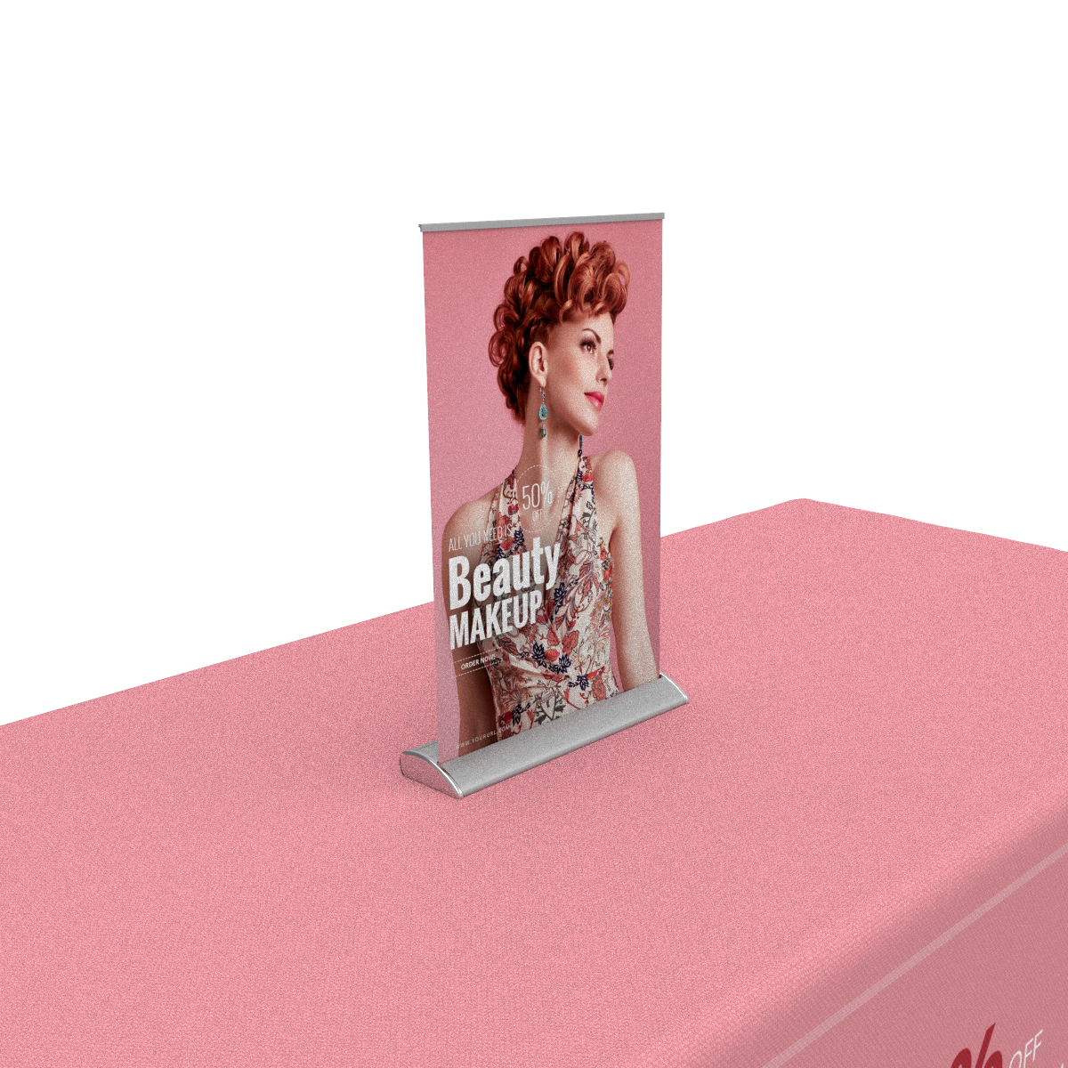 tabletop retractable banner