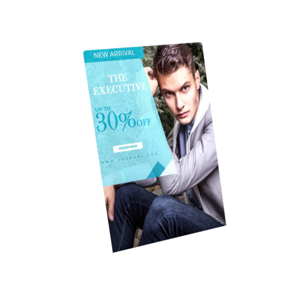 Tabletop Magnetic L-Stand Graphic Only