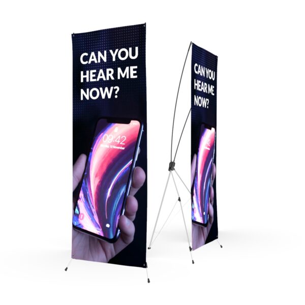 24" x 64" Premier Indoor X-Banner Stand
