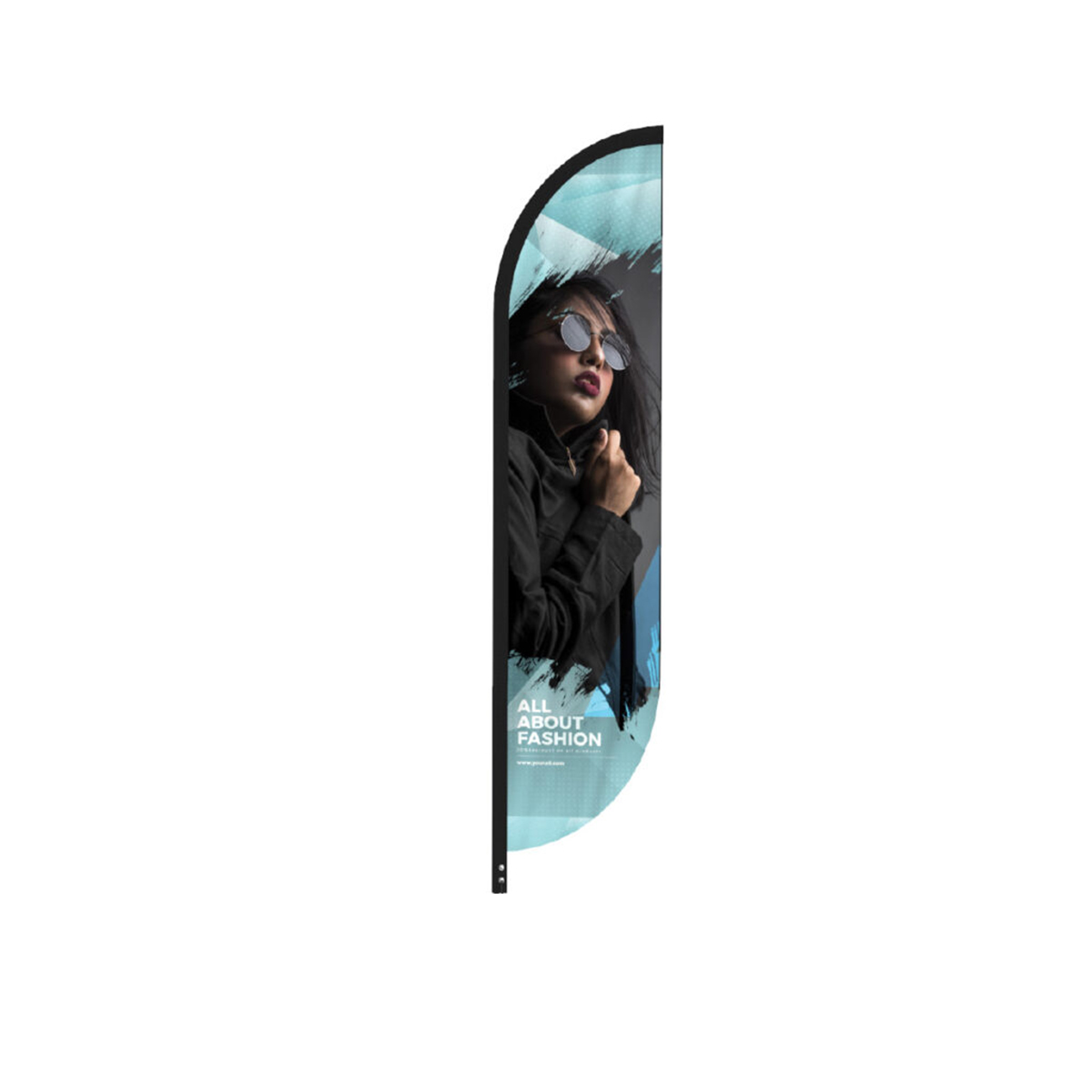 feather banner replacement graphic
