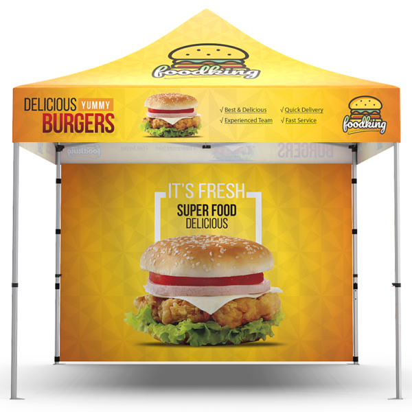 custom canopy and wall front