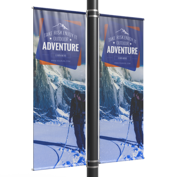 custom printed pole banners