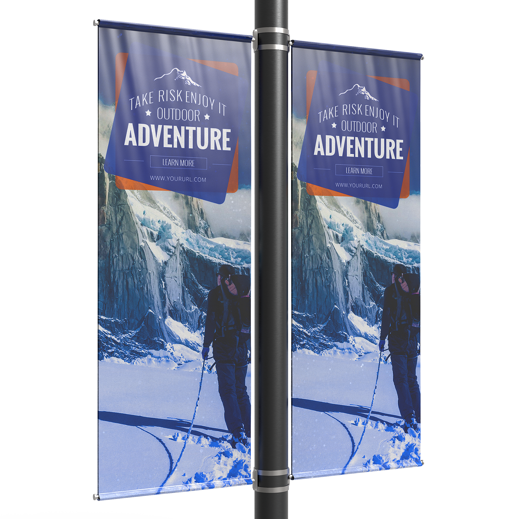 custom printed pole banners