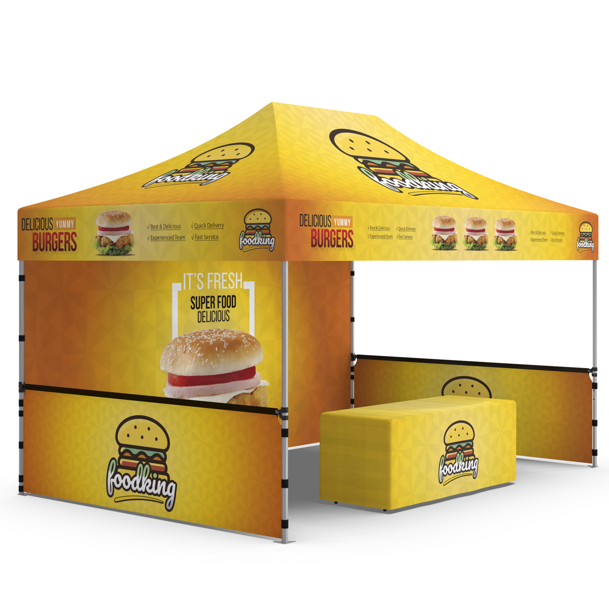 custom sublimated canopy kit