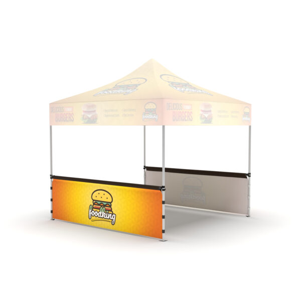 10'x3' Dye Sublimated Side Skirt (Single Sided)