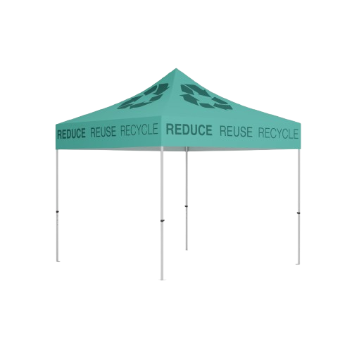 10'x10' Dye Sublimated Canopy on Recycled Polyester - Image 2